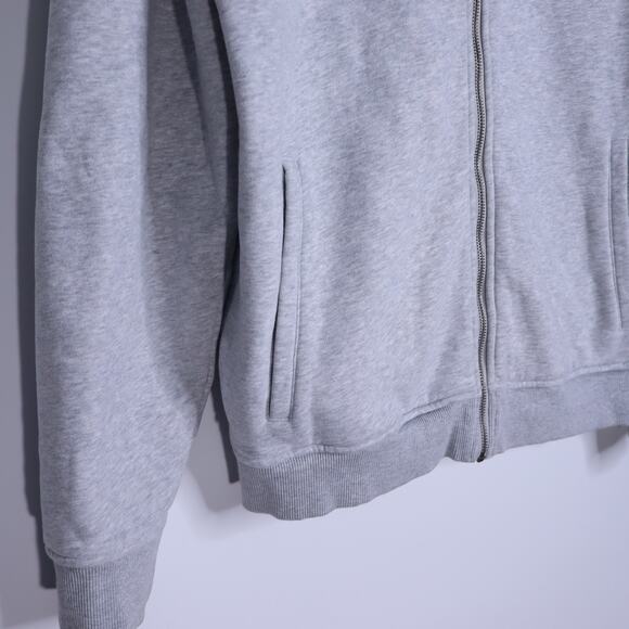 VUORI Seaside Hoodie Light Heather Grey French Terry Full Zip Men's L - Picture 4 of 10